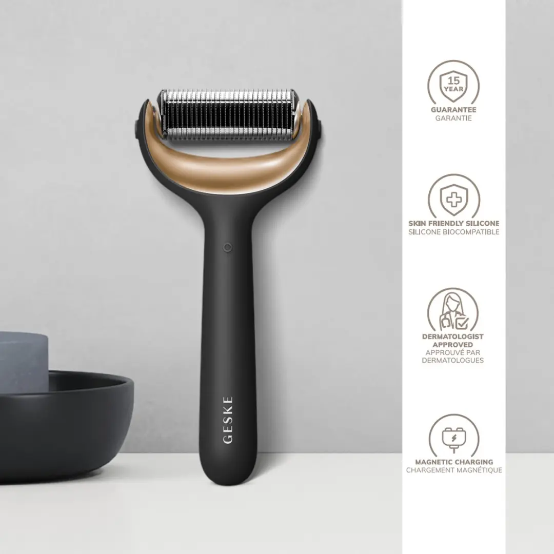 GESKE SmartAppGuided MicroNeedle Roller GK000043GY01 - 8 in 1 - Grijs