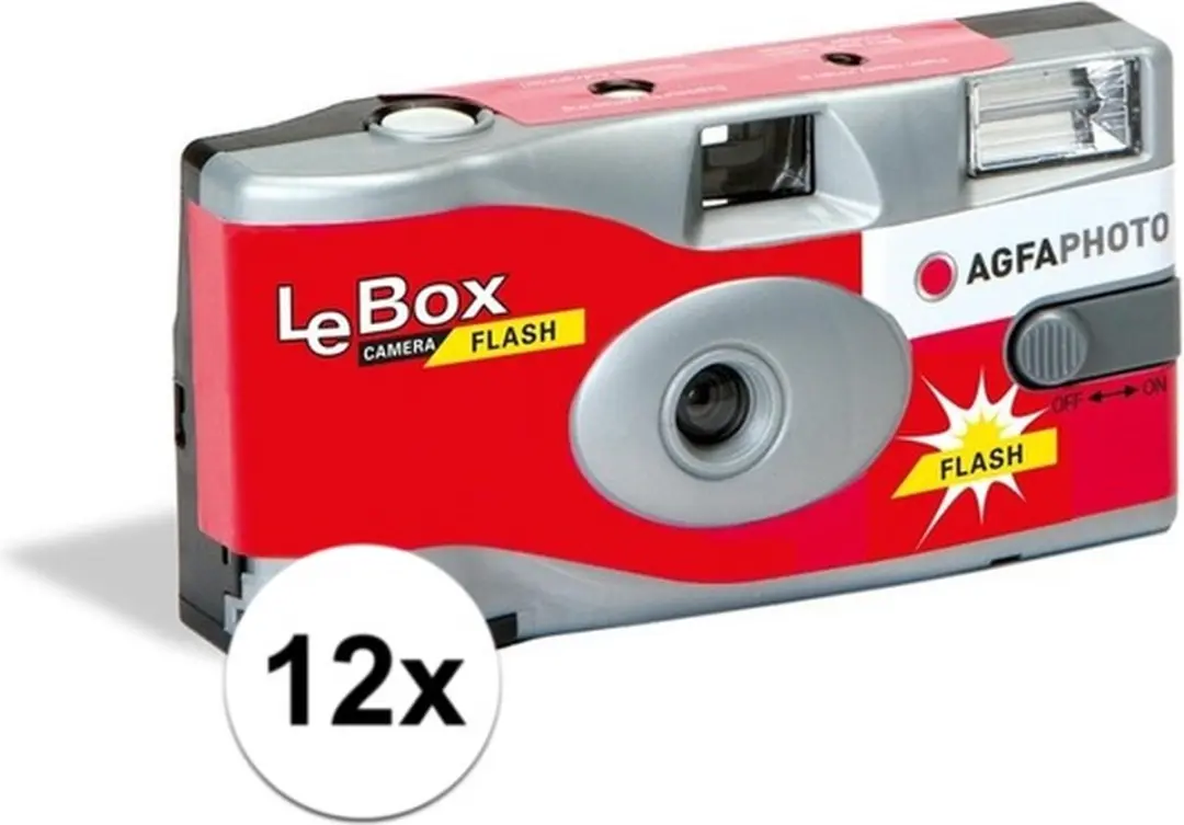 AgfaPhoto Bruiloft Wegwerpcamera - 12x324 Foto's - 27 Kleuren