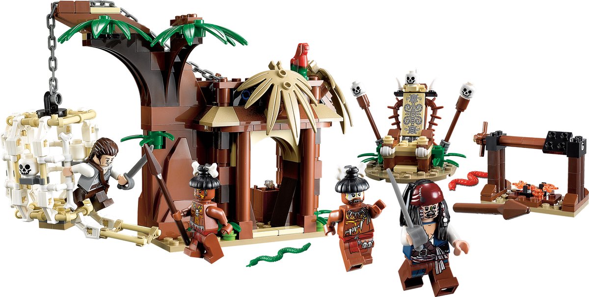 LEGO Pirates of the Caribbean Kannibaal Ontsnapping - 4182