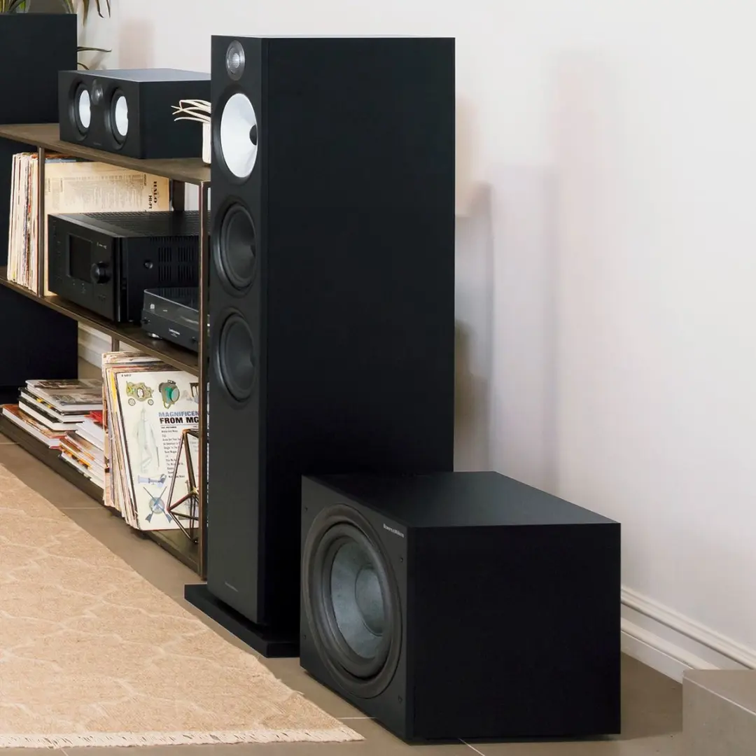 Bowers & Wilkins ASW608 Actieve Subwoofer 200W - Zwart