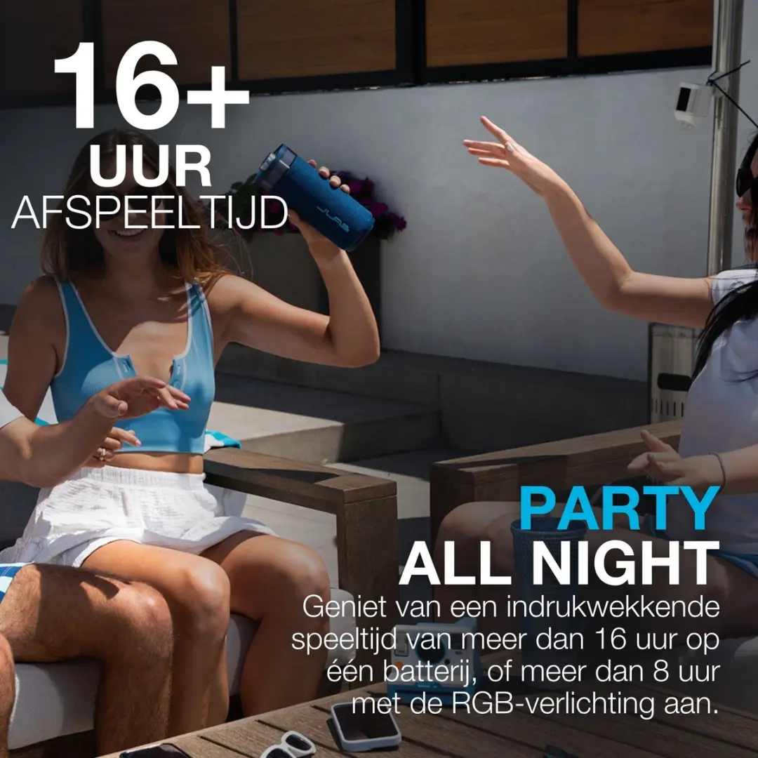 JLab Go IEUSBGORNVY82 Draadloze Bluetooth Speaker - Blauw