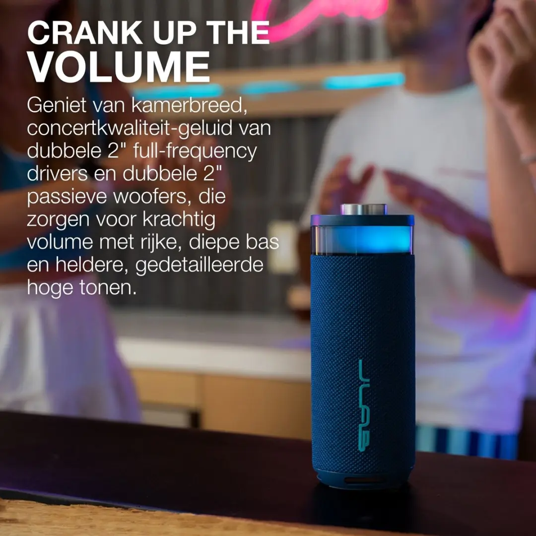 JLab Go IEUSBGORNVY82 Draadloze Bluetooth Speaker - Blauw
