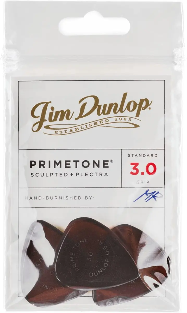 Dunlop Jim Dunlop Primetone Plectrumset 3,00mm