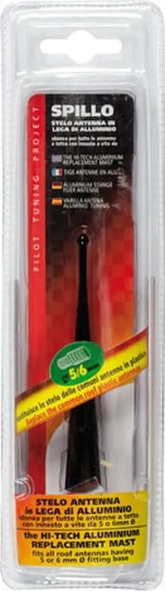 Lampa Spillo Vervangingsantenne Mast 10cm - Zwart