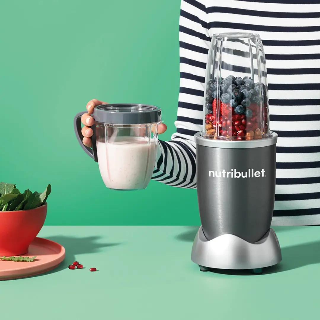 NutriBullet Original NB606DG Blender 600W - 700ml - Zilver - afbeelding 6 van 6