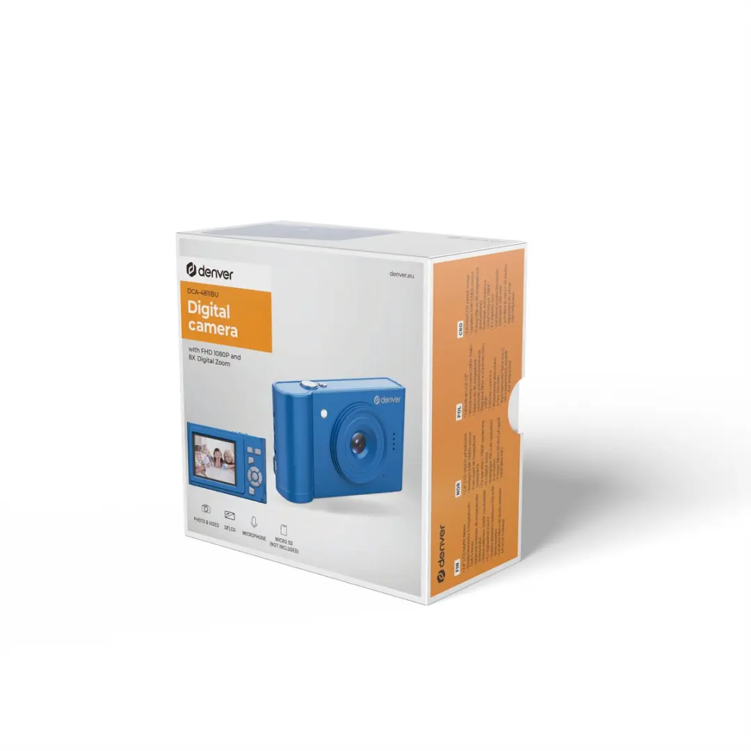 Denver DCA4811 Digitale Camera Full HD 48MP - Blauw