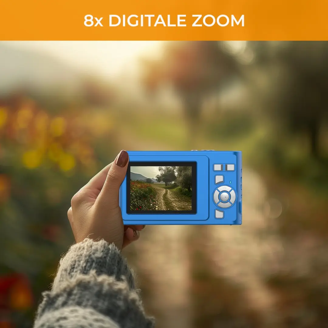 Denver DCA4811 Digitale Camera Full HD 48MP - Blauw