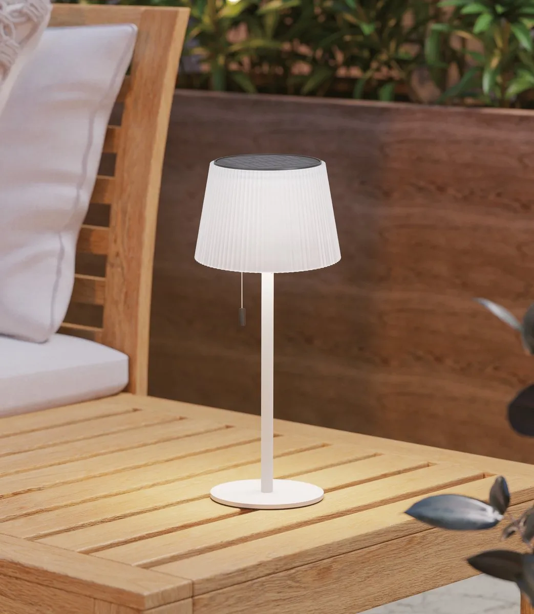 Eglo Scordiano Oplaadbare Tafellamp - Wit - Solar - afbeelding 6 van 6
