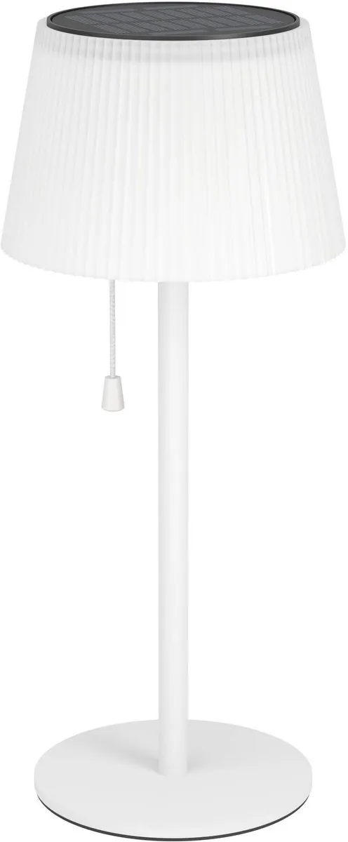 Eglo Scordiano Oplaadbare Tafellamp - Wit - Solar