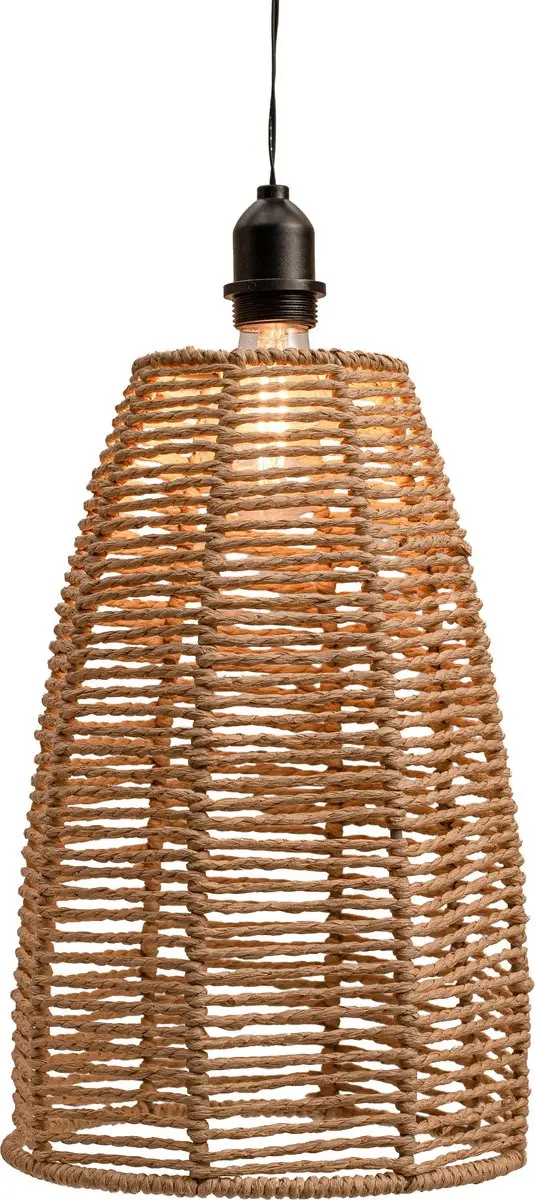 Anna's Collection Solar Hanglamp Natuurlijk 20x20x30,5cm