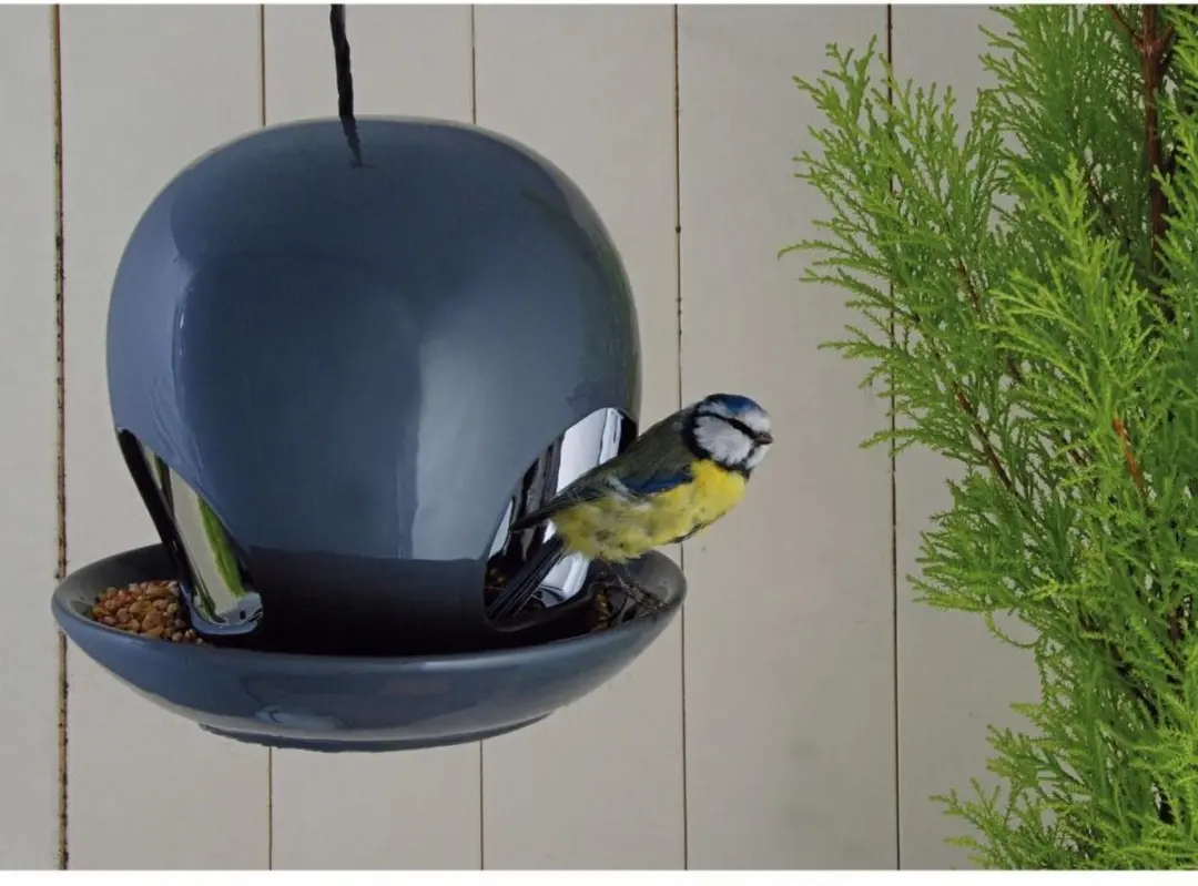 Esschert Design Vogelvoederhuis - Grijs - afbeelding 2 van 4