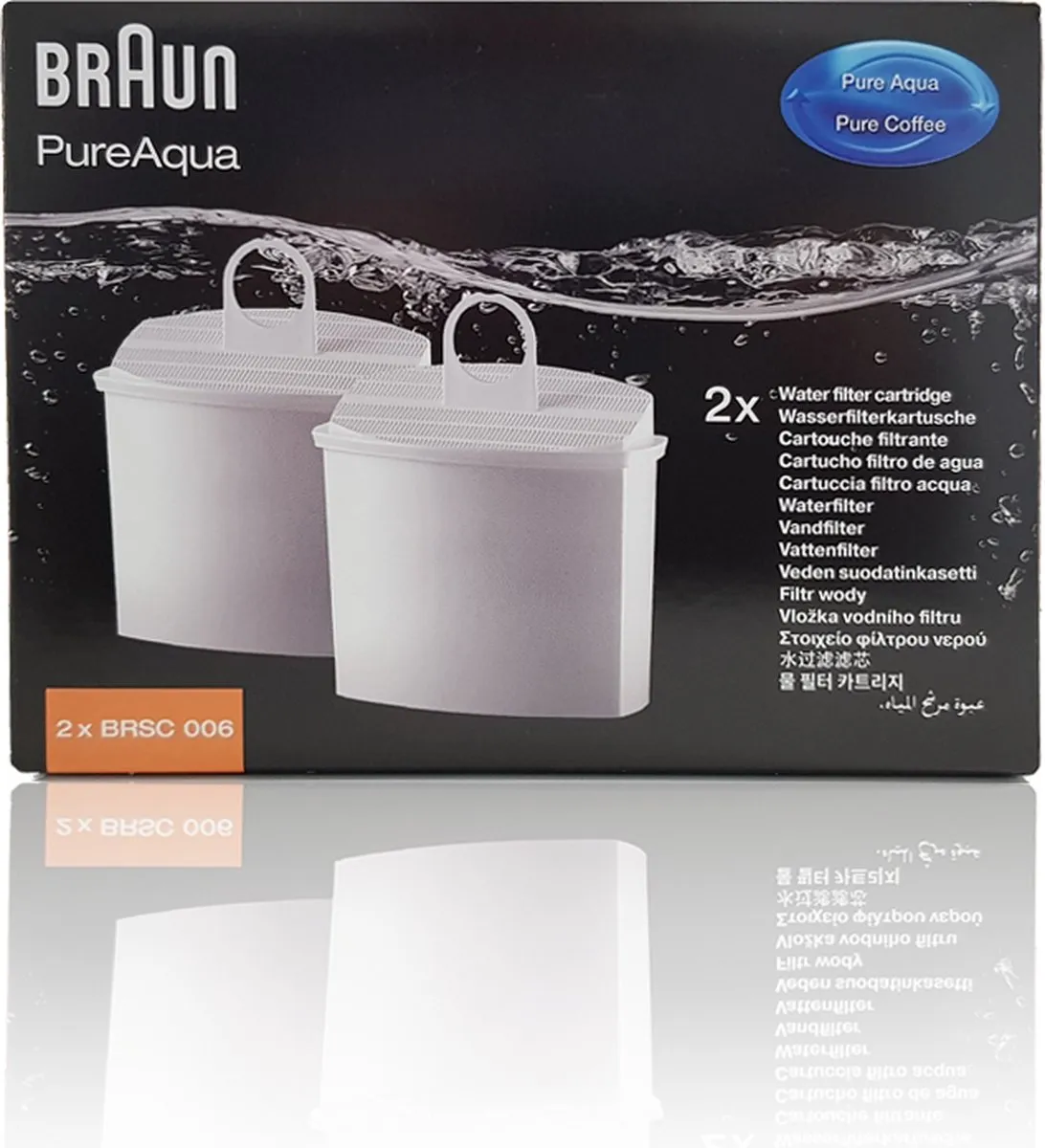 Braun Waterfilter PureAqua BRSC 006 - 2 Stuks