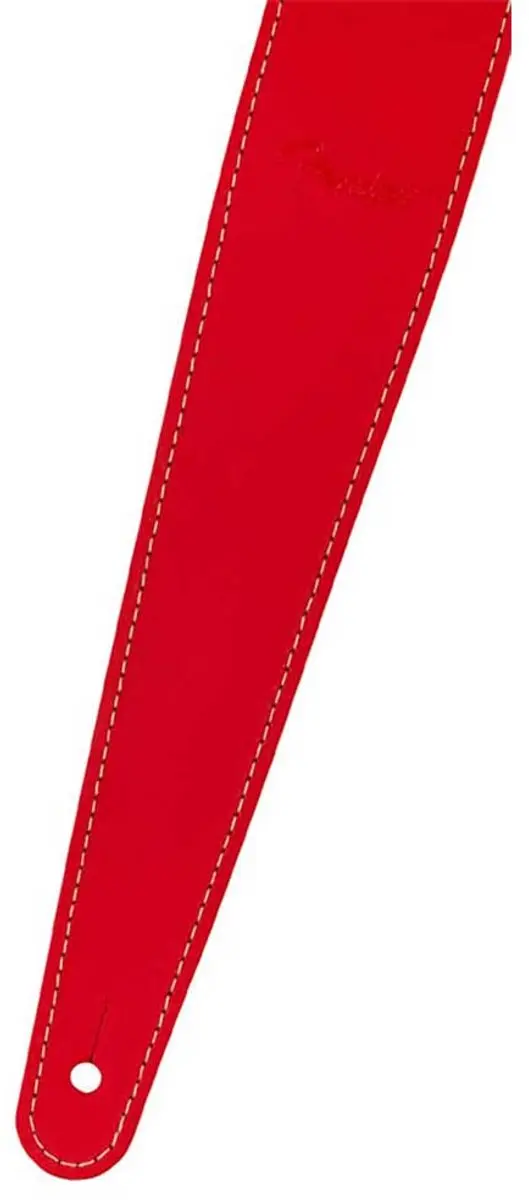 Fender Lederen Gitaarband Rood - 0990642109