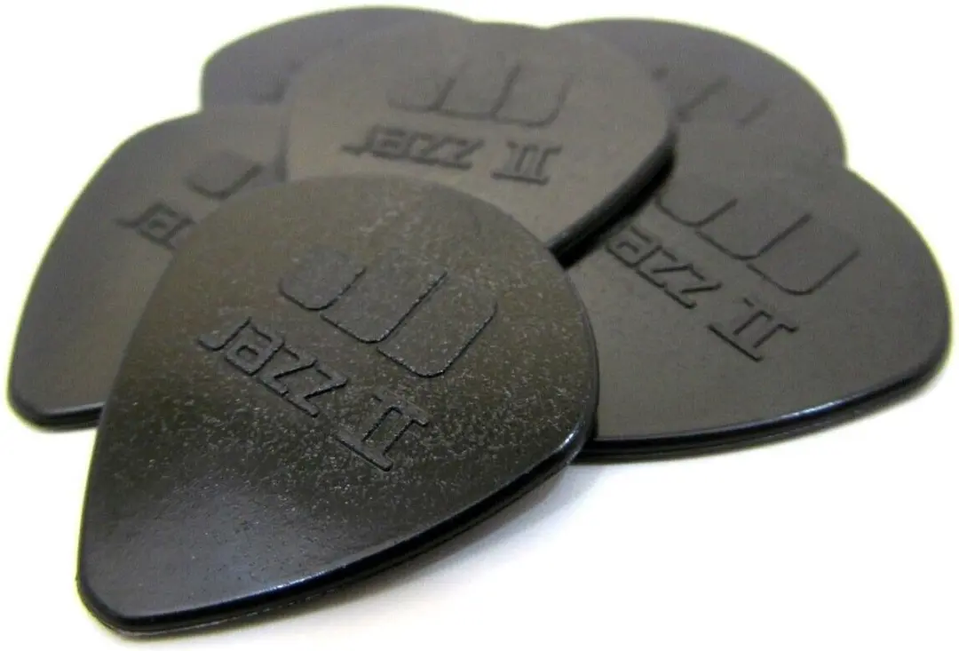 Dunlop Jazz II Plectrum 1,18mm - 6 Stuks Zwart
