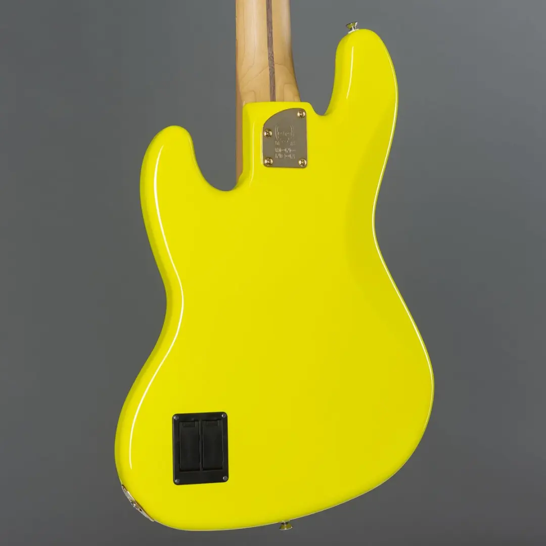 Fender MonoNeon Jazz Bass V MN - 5 Snaren Neon Yellow