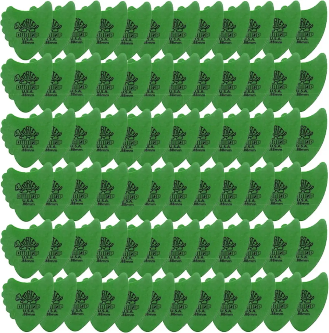 Dunlop 414-R-88 Plectra Set 72 Stuks - 0.88mm Groen