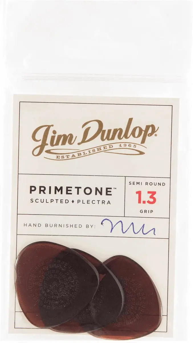 Dunlop Jim Dunlop Primetone Plectrum 1.30mm - 3 Stuks