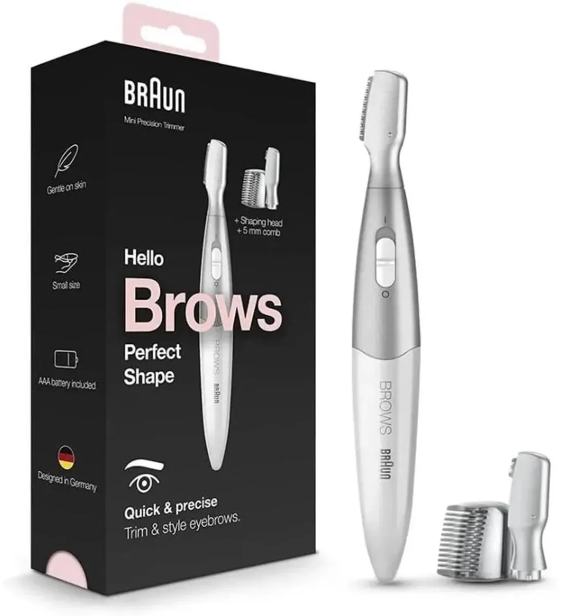 Braun FG1106 Wenkbrauwtrimmer - Grijs - afbeelding 6 van 6