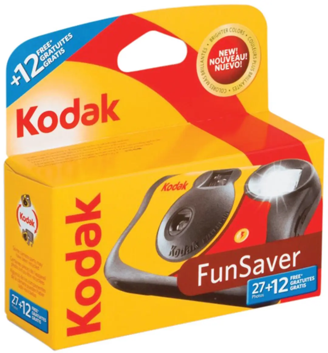 Kodak Fun Saver Wegwerpcamera - 39 Foto's - Zwart