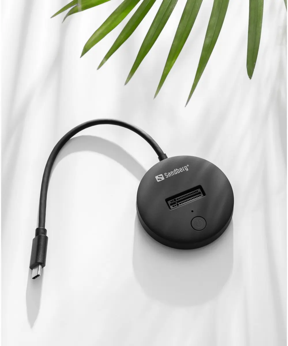 Sandberg 136-47 USB 3.2 Dockingstation M.2/NVMe SSD - 10Gbps - Zwart