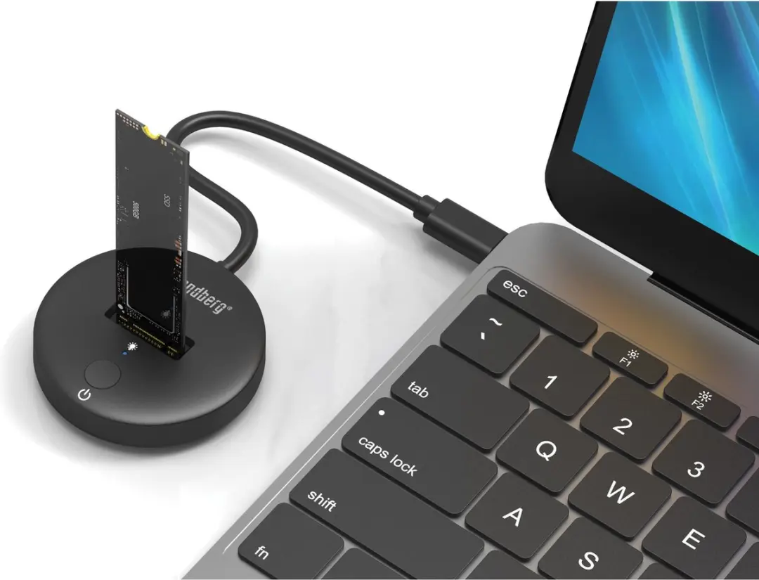 Sandberg 136-47 USB 3.2 Dockingstation M.2/NVMe SSD - 10Gbps - Zwart