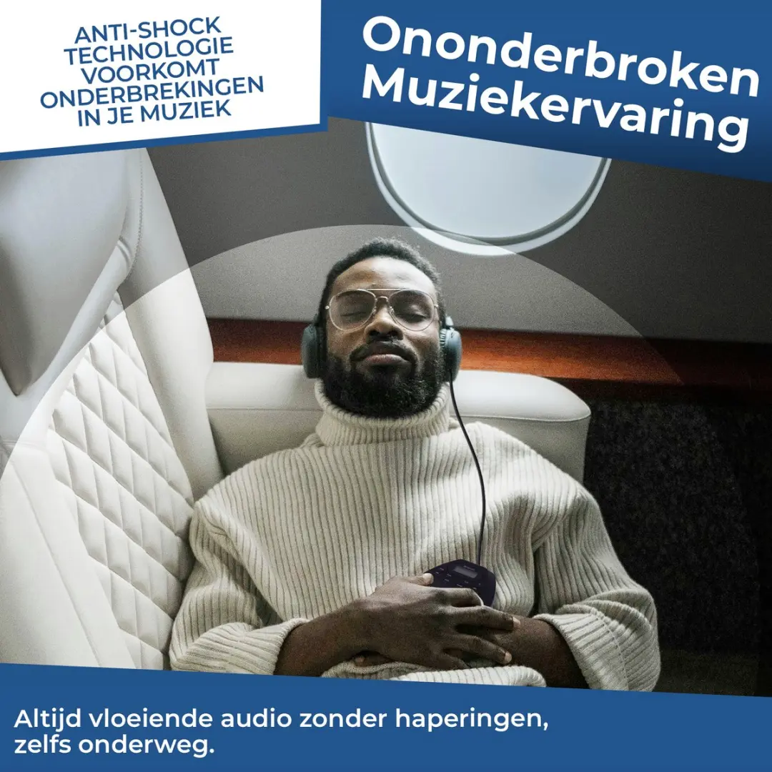 Denver DMP395 Discman - Anti-Shock - Zwart