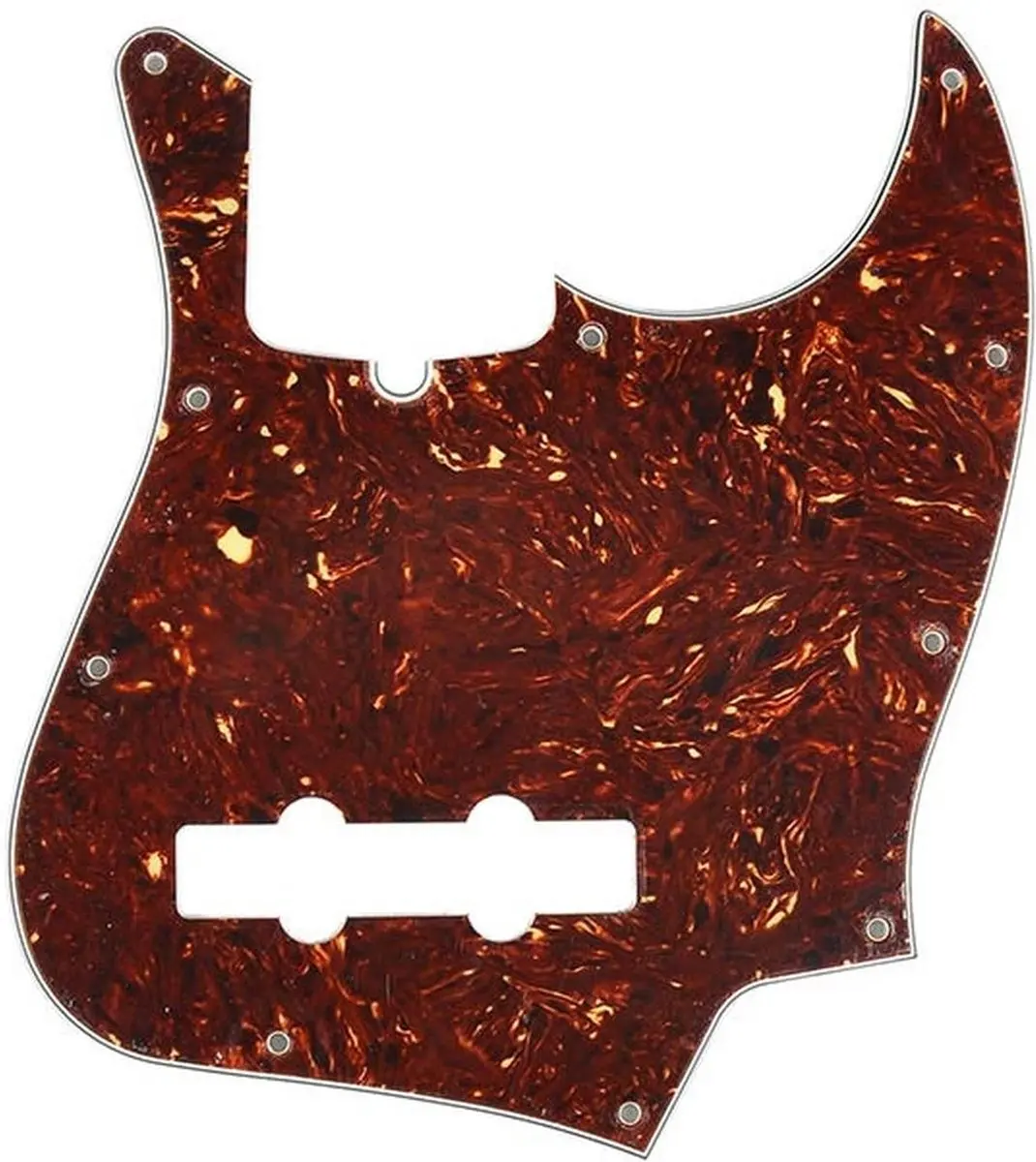 Fender Standard Jazz Bass Pickguard 3-ply Tortoise Shell