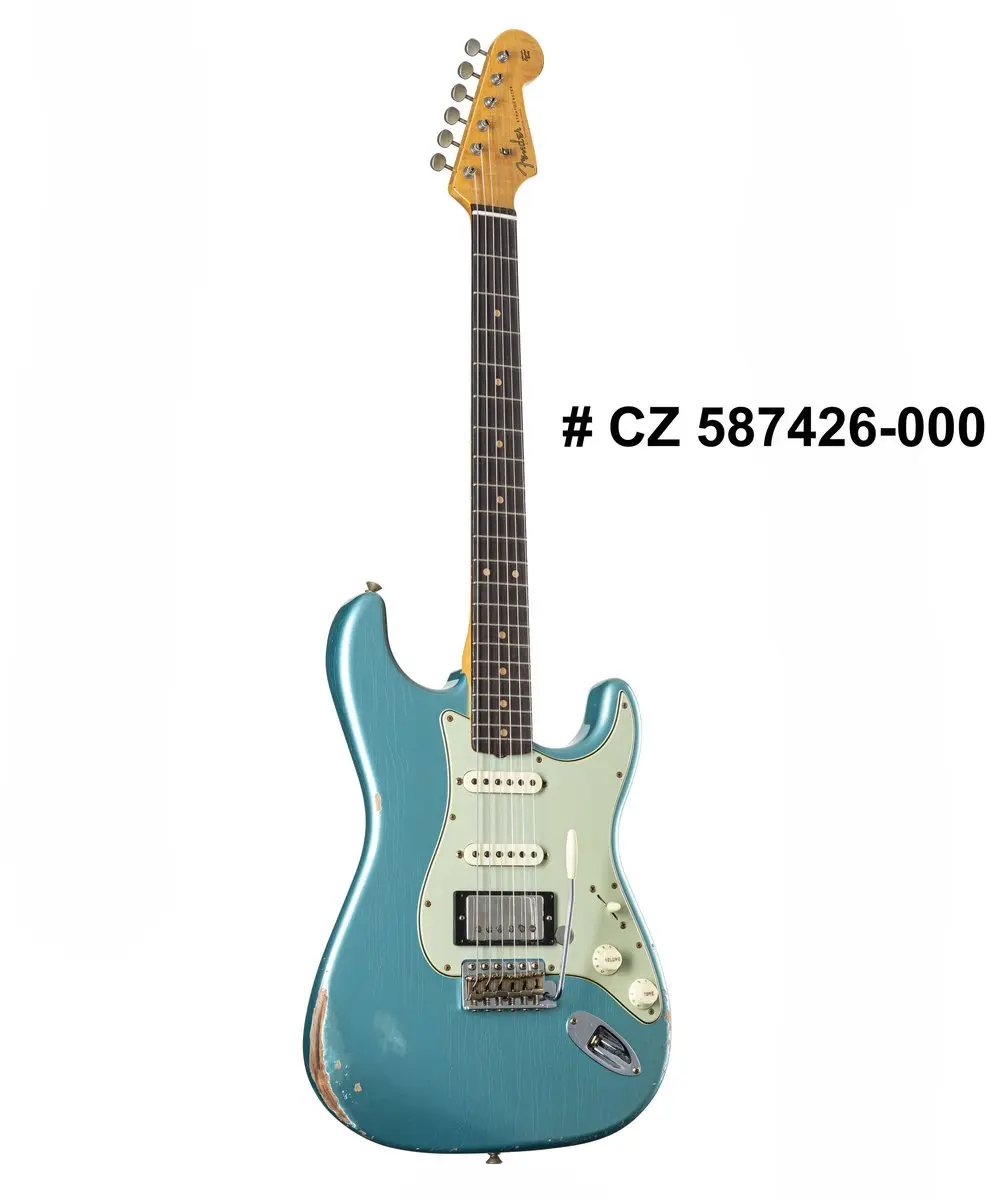 Fender Limited Edition '59 Stratocaster HSS Relic Daphne Blue Metallic