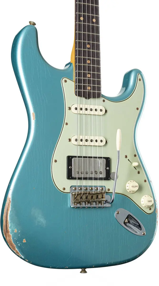 Fender Limited Edition '59 Stratocaster HSS Relic Daphne Blue Metallic