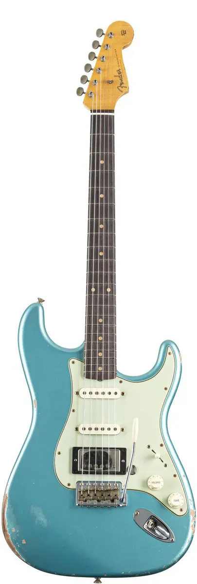 Fender Limited Edition '59 Stratocaster HSS Relic Daphne Blue Metallic