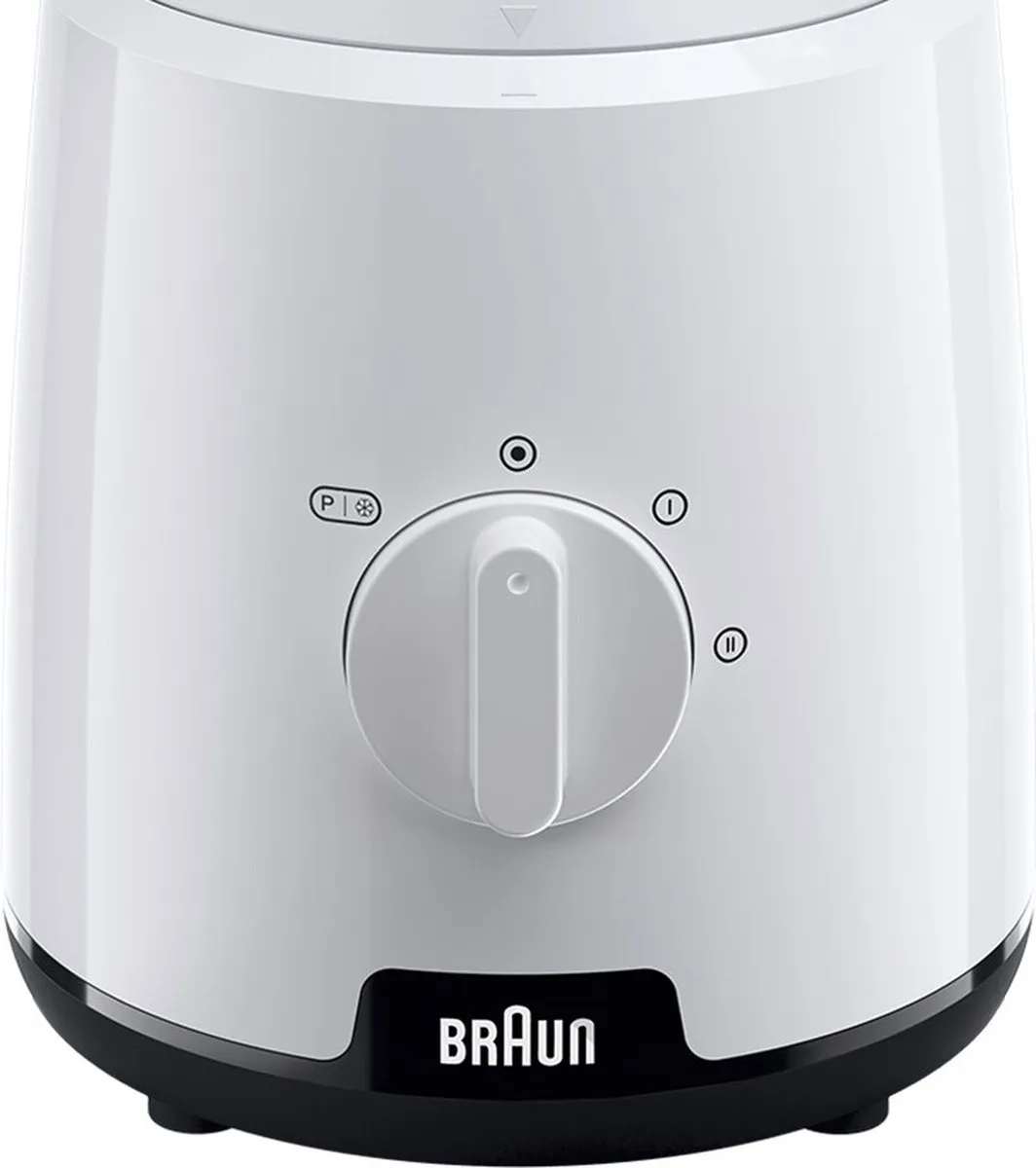 Braun PowerBlend 1 JB1000WH Blender - 600W - 1,5L - Wit - afbeelding 6 van 6