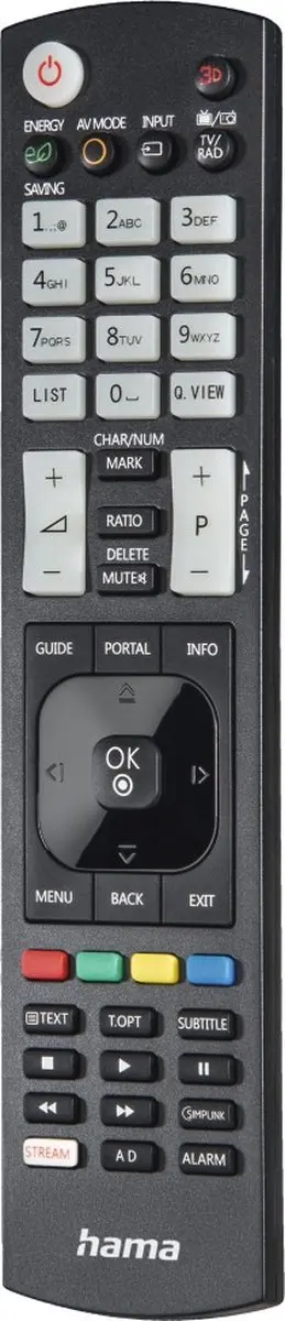 Hama Universele Afstandsbediening LG 00221061 - Zwart - afbeelding 6 van 6