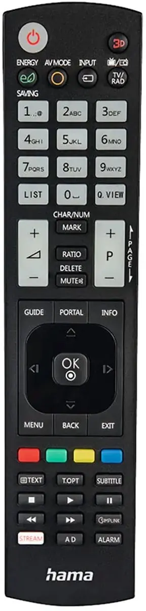 Hama Universele Afstandsbediening LG 00221061 - Zwart