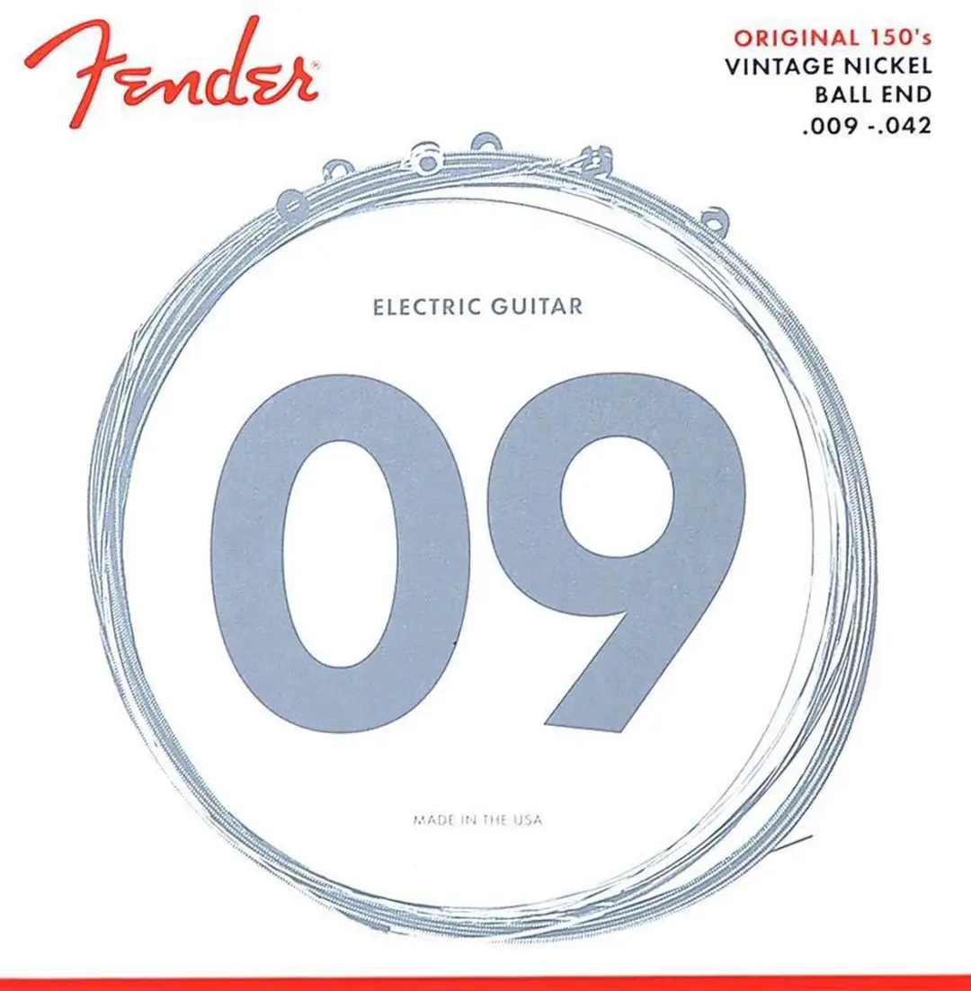 Fender F-150L Snarenset Elektrische Gitaar - Pure Nickel 09-42 Light