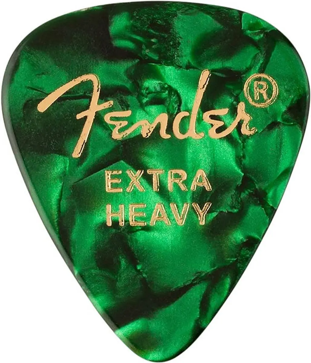 Fender Picks 351 Green Moto Extra Heavy