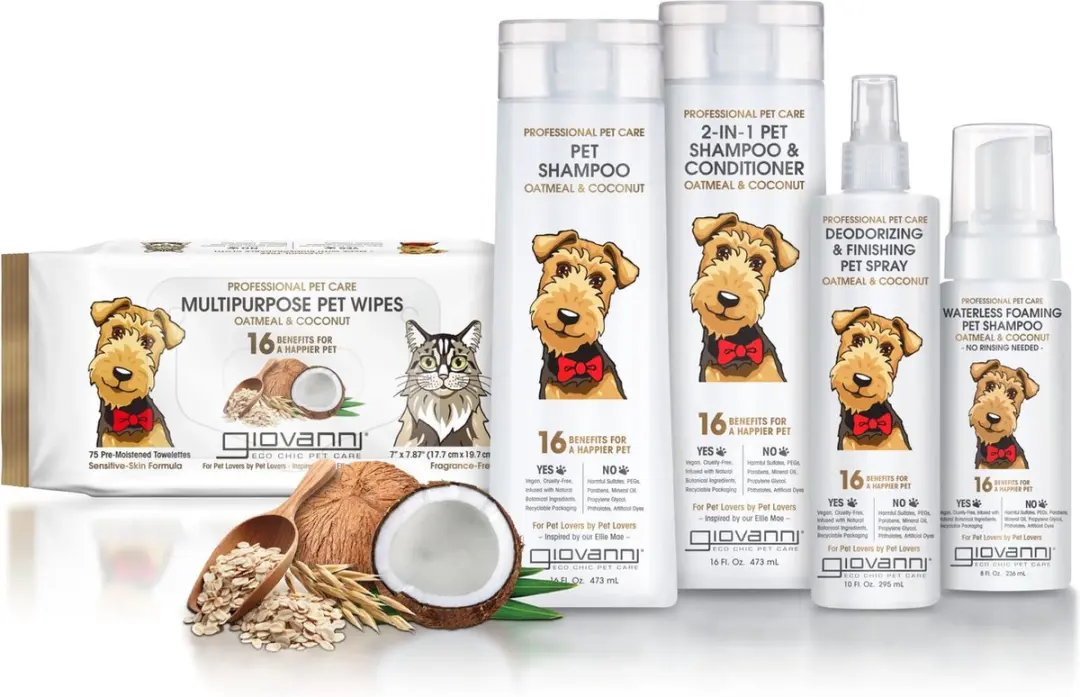 Giovanni Cosmetics Waterless Foaming Pet Shampoo 240ml