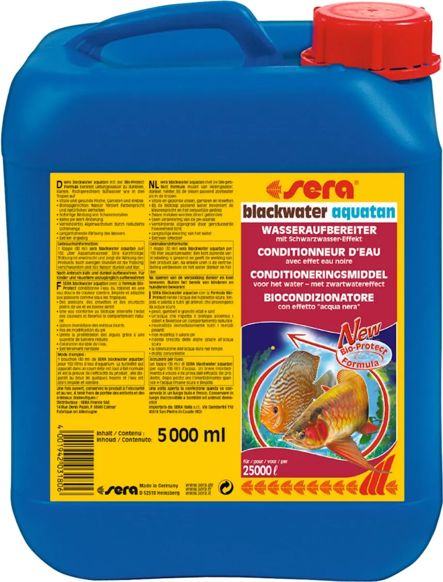 Sera Blackwater Aquatan 5000ml - Aquarium Waterbehandeling 25.000L