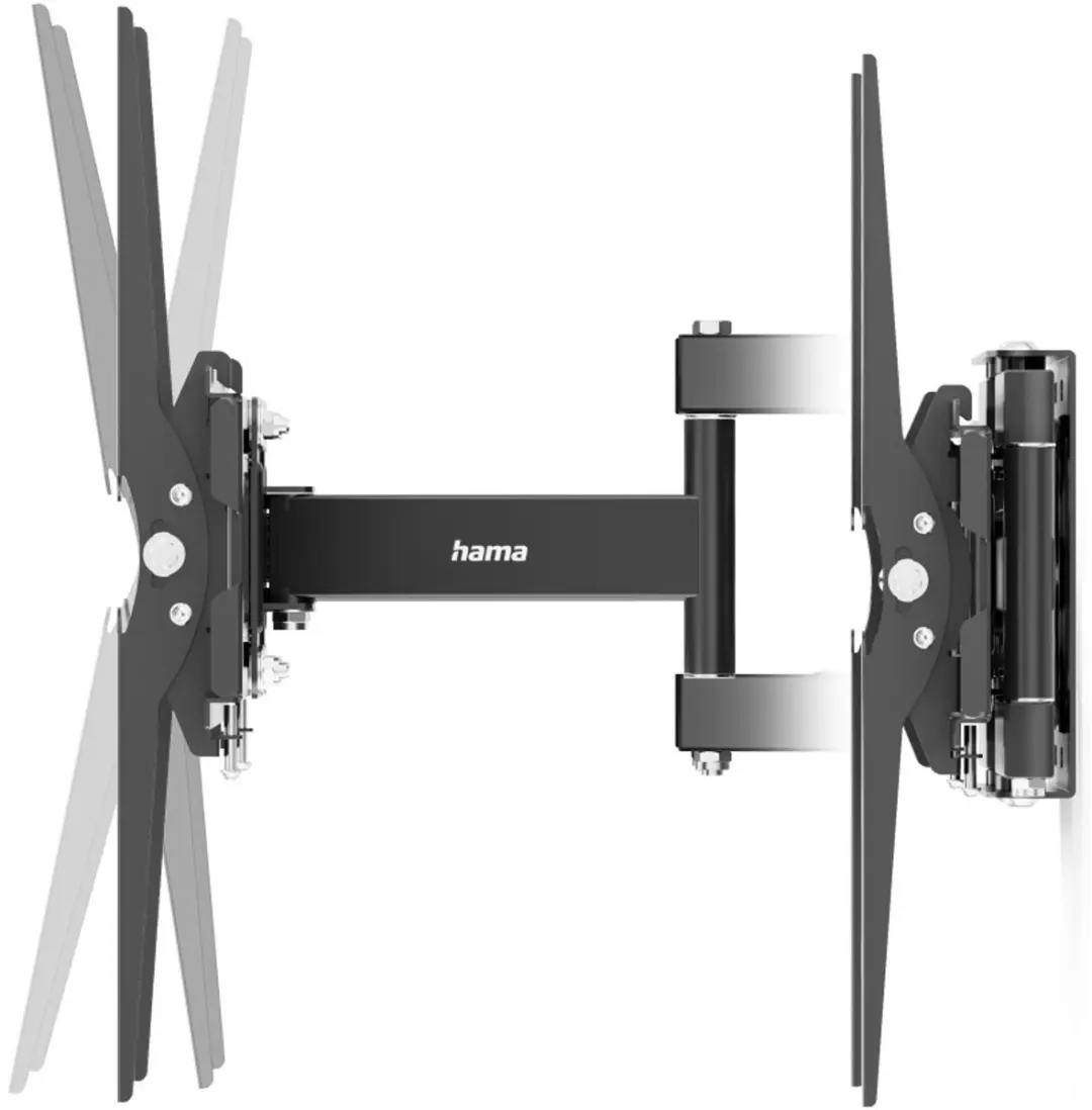 Hama FullMotion TV-Muurbeugel 00220897 - 40kg - VESA 400x400mm - Zwart