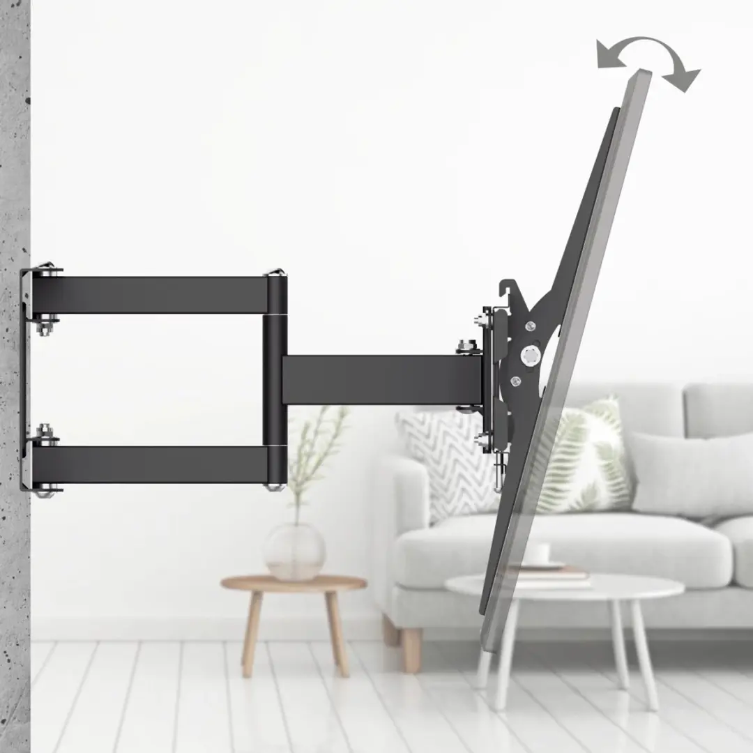 Hama FullMotion TV-Muurbeugel 00220897 - 40kg - VESA 400x400mm - Zwart