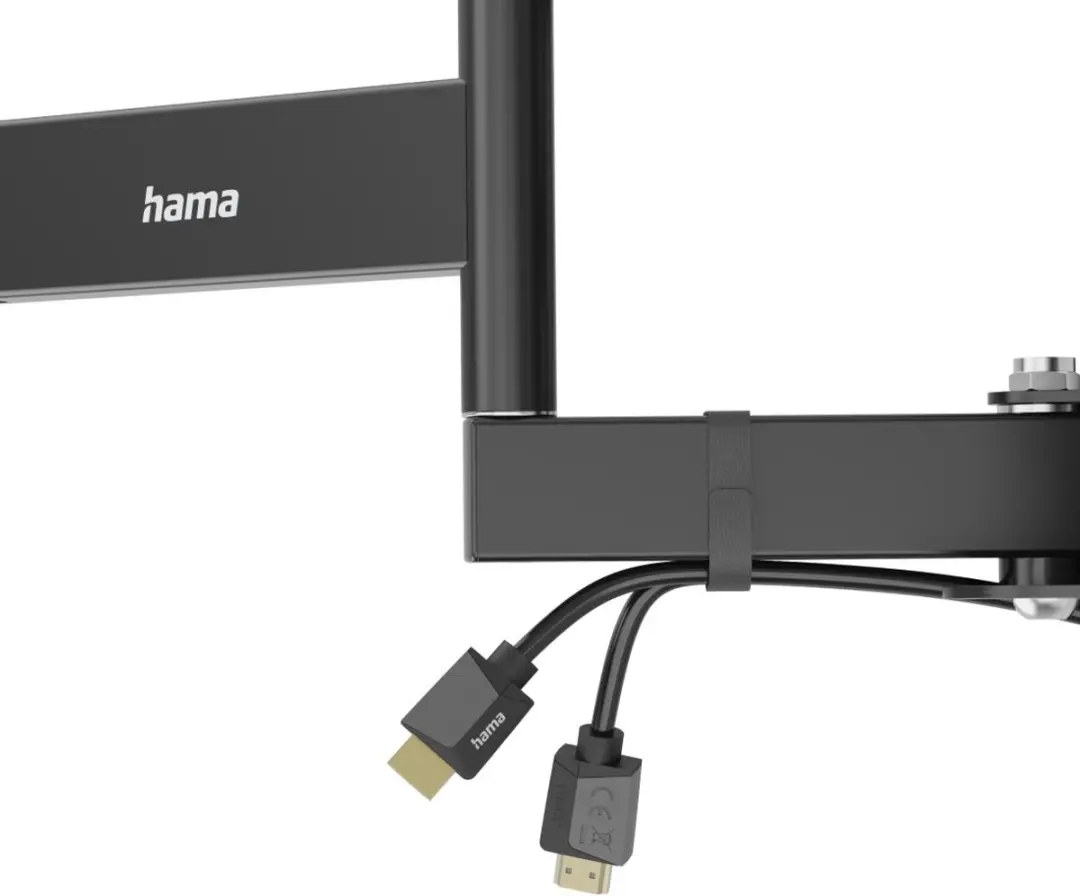 Hama FullMotion TV-Muurbeugel 00220897 - 40kg - VESA 400x400mm - Zwart - afbeelding 6 van 6