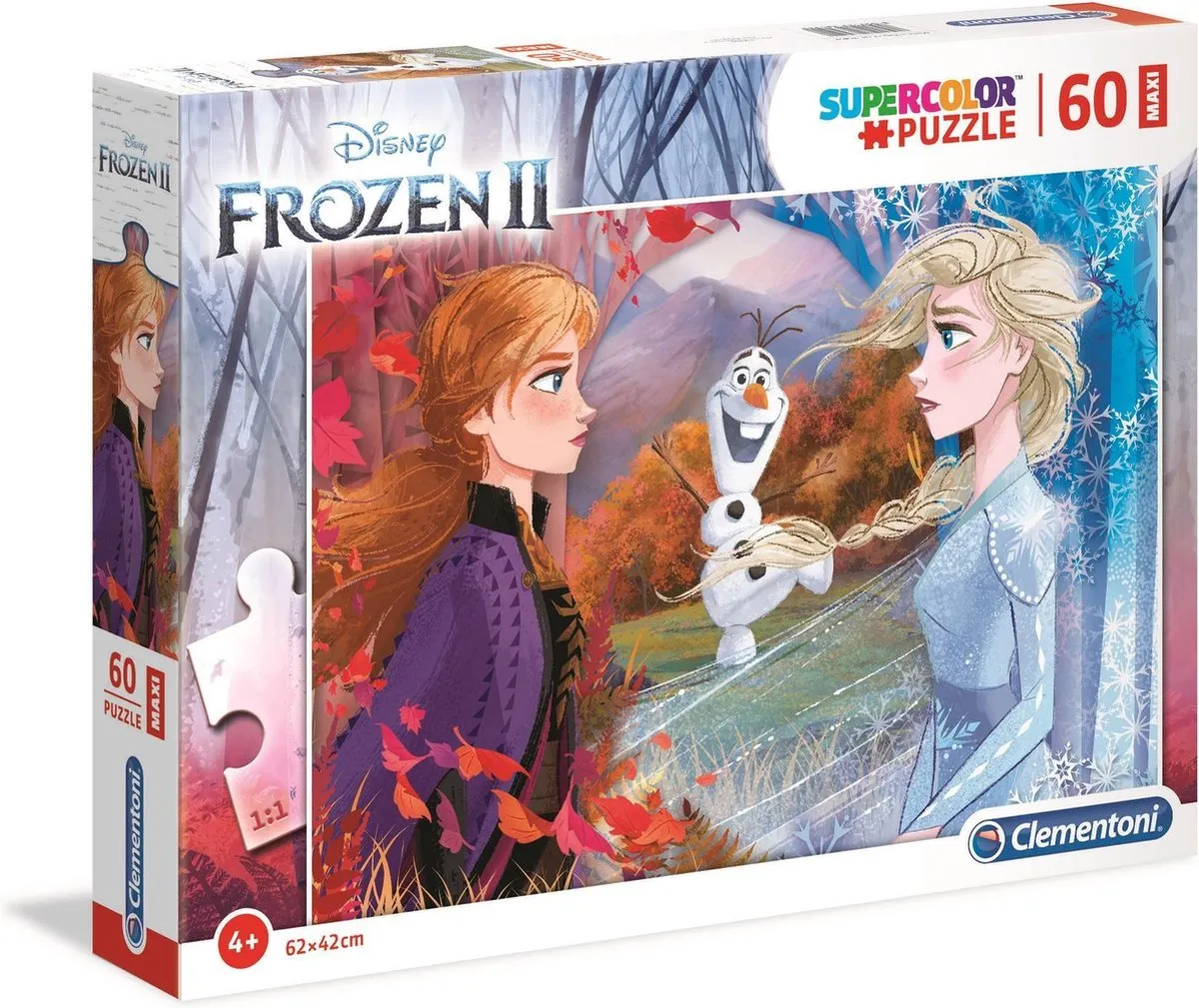 Clementoni Frozen 2 Kinderpuzzel 60 Maxi Stukjes Multicolor