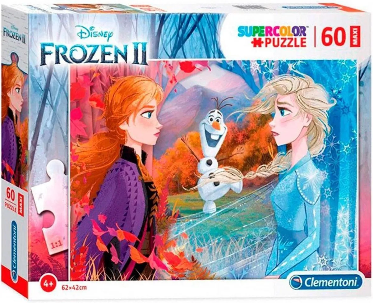 Clementoni Frozen 2 Kinderpuzzel 60 Maxi Stukjes Multicolor