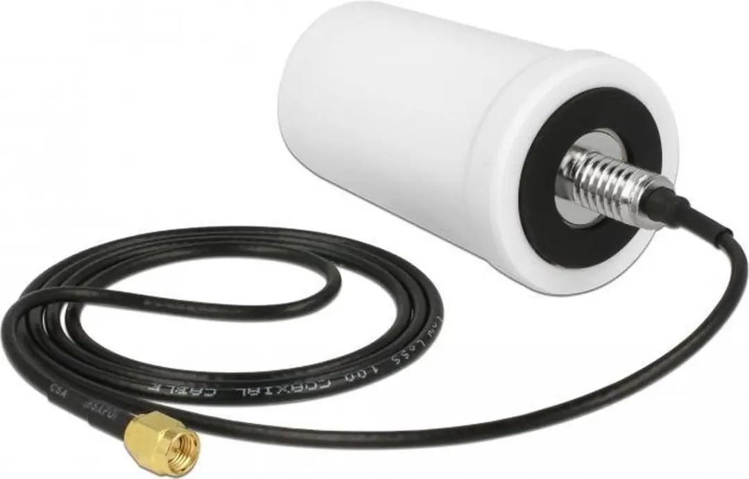 Delock Antenne LTE SMA 1,7-2,0dBi 1m - Omnidirectioneel Wit