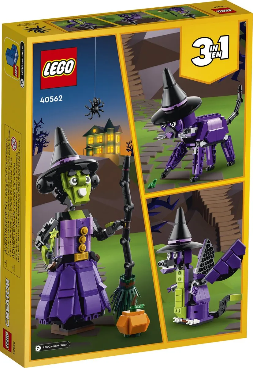 LEGO Creator 3-in-1 40562 Mystieke Heks - 257 Stukken - Multikleur