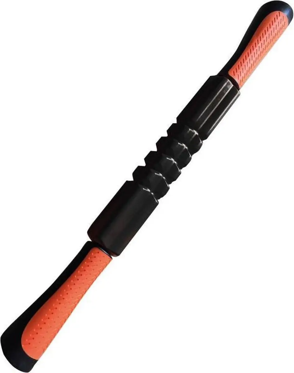 Toorx Fitness Massage Stick met Grepen - Oranje