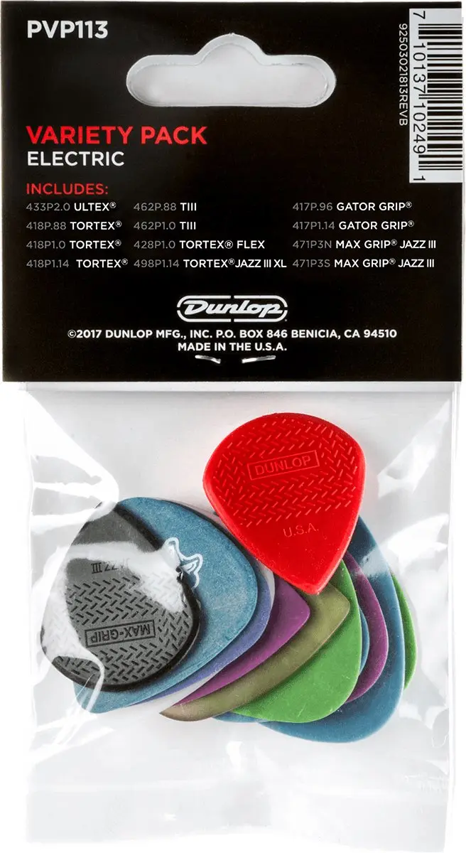 Dunlop PVP113 Plectrum 12 Stuks - Light/Medium