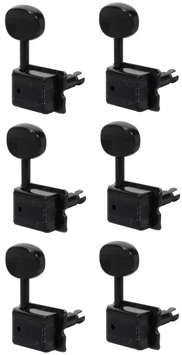 Wilkinson Gitaar Stemmechanieken 162-BL - 6 Snaren - Zwart