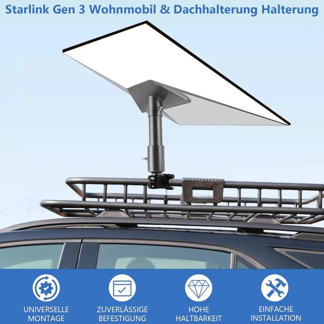 Starlink Gen 3 Montagebeugel - Verstelbare Antennehouder 31-35cm