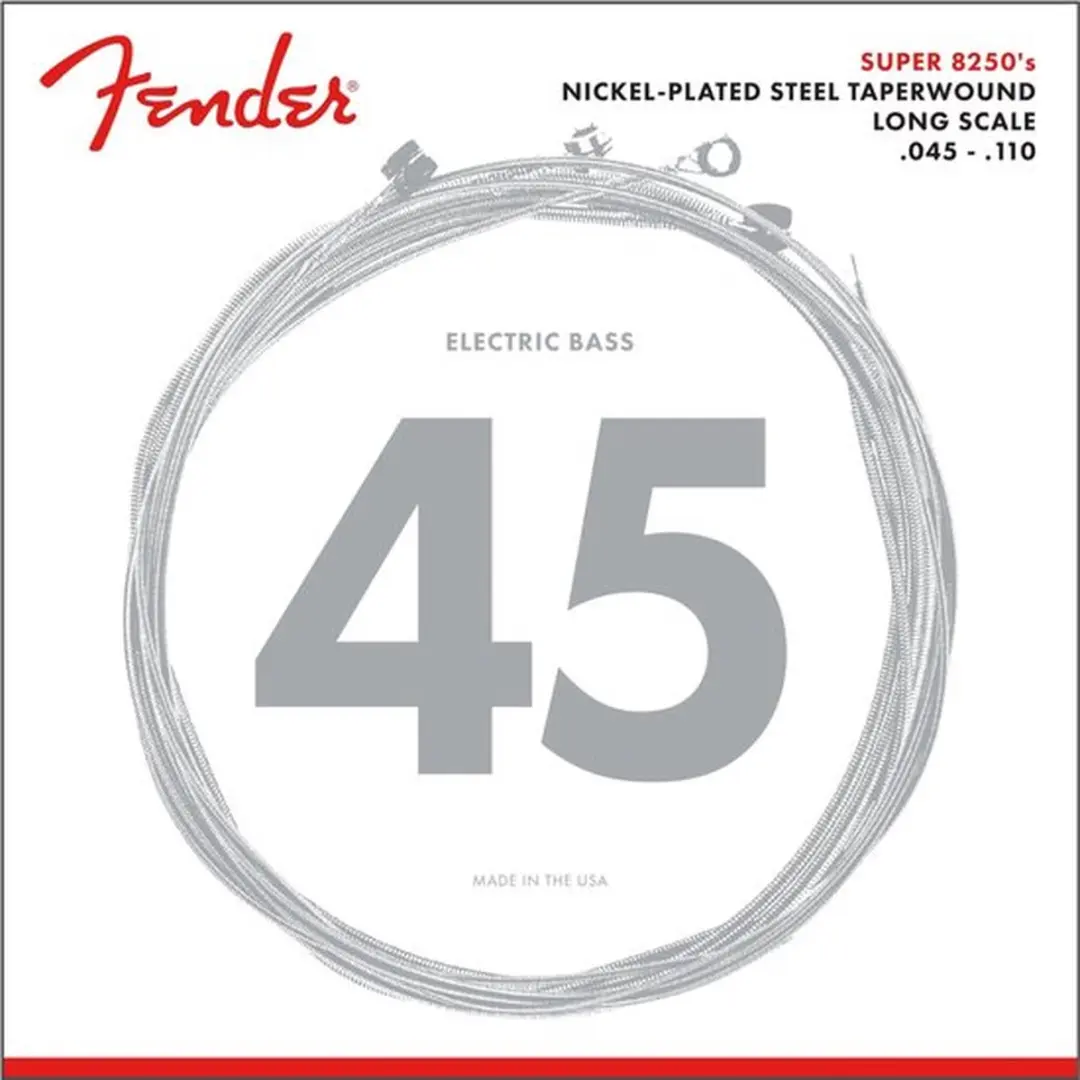 Fender Super 8250 M Snarenset 45-110 - 4 Stuks