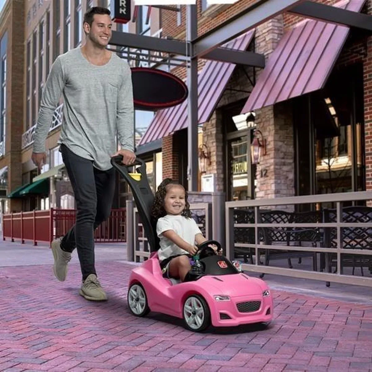 Step2 Whisper Ride Cruiser Loopwagen 866600 - Roze